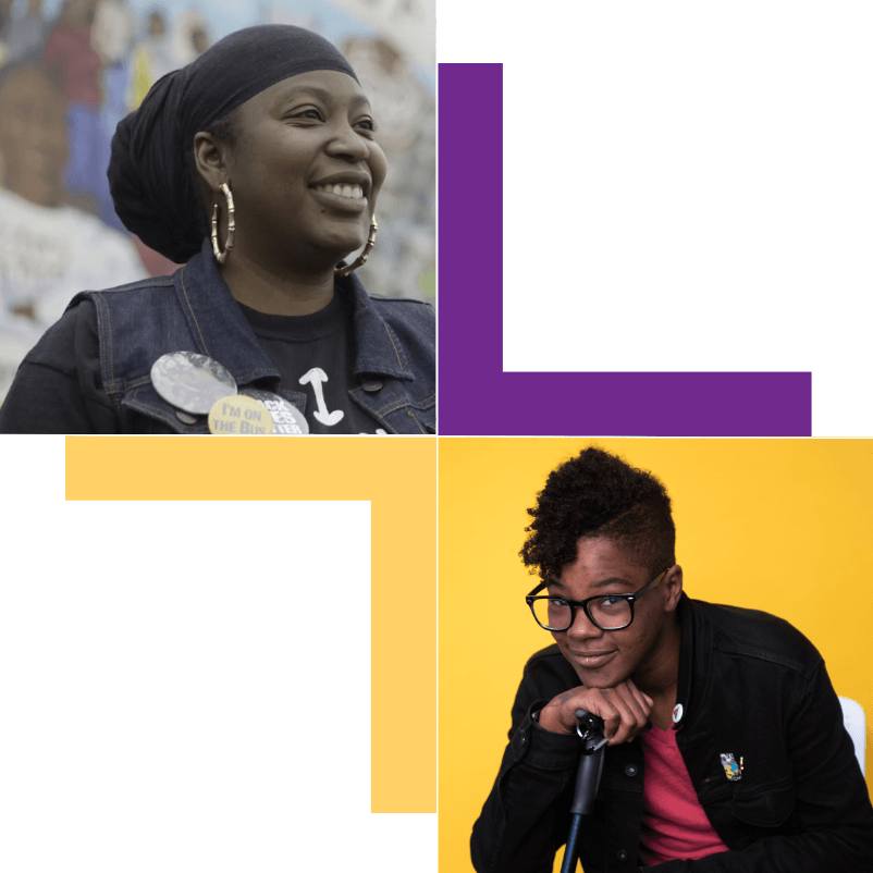 Collage of 2 awardees